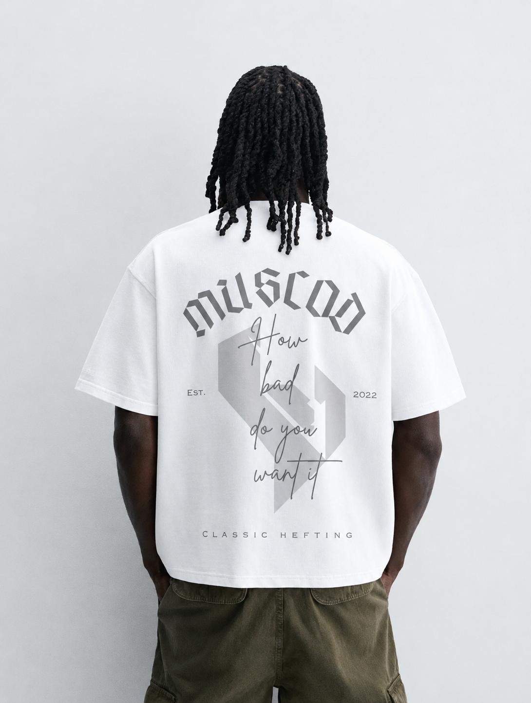 MUSCOD White Tee